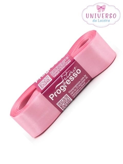 FITA DE CETIM NA COR ROSA ESCURO DUPLA FACE 30MM COM 10 METROS