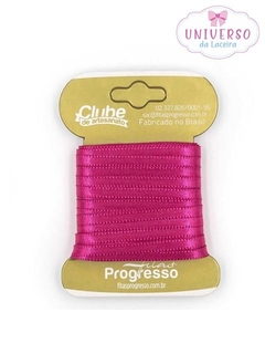 FITA DE CETIM NA COR PINK FACE 4MM COM 10 METROS