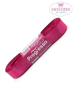 FITA DE CETIM NA COR PINK FACE 15MM COM 10 METROS