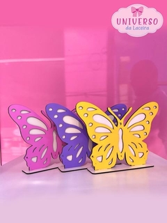 BORBOLETA EM MDF PARA ORNAMENTAÇÃO 25X28