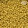 PÉROLA TAMANHO 4MM DOURADO COM FURO 10G