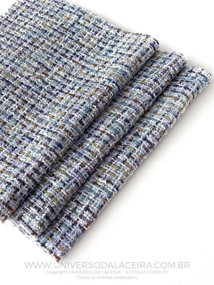 LONITA TWEED AZUL 25X40 - comprar online