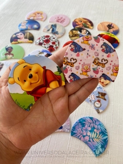 APLIQUE DE ACRÍLICO ORELHINHAS URSINHO POOH