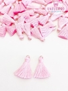 TASSEL NA COR ROSA 2,5CM OU 4CM COM ARGOLA