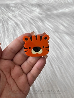 Aplique em Acrílico - Tema Safari Tigre - 3,5cm