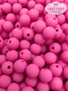 BOLA EMBORRACHADA PINK NEON 10MM COM 30 GRAMAS