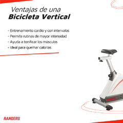 Bicicleta Fija Vertical ARG-0390 - TiendaFitness