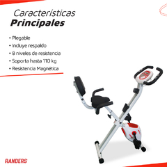 Bicicleta Fija Vertical ARG-129 - comprar online