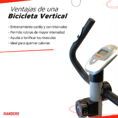 Bicicleta Fija Vertical ARG-131 - TiendaFitness