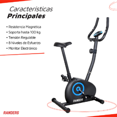 Bicicleta Fija Vertical Randers ARG-134 - comprar online