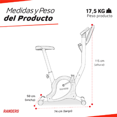 Bicicleta Fija Vertical ARG-136 - TiendaFitness