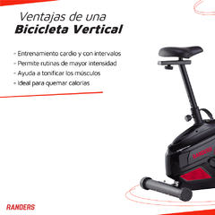 Bicicleta Vertical ARG-456 - TiendaFitness