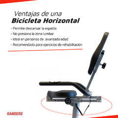 Bicicleta Fija Horizontal ARG-6390 en internet