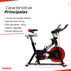 Bicicleta Spinning ARG-880SP-R - comprar online