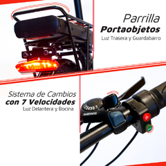 Bicicleta Electrica Plegable Rodado 20 - tienda online