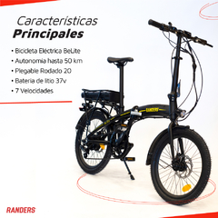 Bicicleta Electrica Plegable Rodado 20 - comprar online