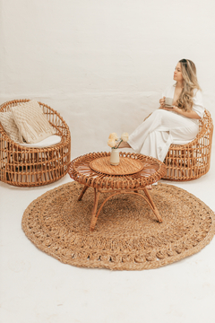 Poltrona Santorini - CASA CAHAYA - Produção de móveis artesanais e sustentáveis em fibra natural