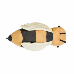 Almofada Buzzy Bee 14 x 36 cm - CASA CAHAYA - Produção de móveis artesanais e sustentáveis em fibra natural