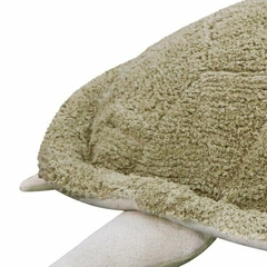 Puff Mrs. Turtle 20 x 115 x 85 cm - CASA CAHAYA - Produção de móveis artesanais e sustentáveis em fibra natural