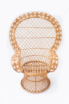 Cadeira rainha em fibra natural