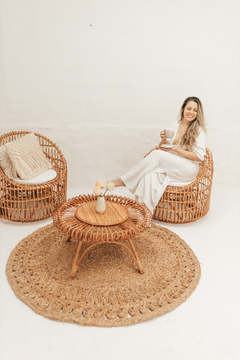 Poltrona Santorini - CASA CAHAYA - Produção de móveis artesanais e sustentáveis em fibra natural