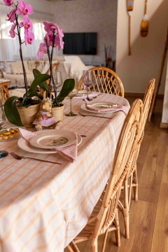 Imagem do Mesa de jantar Satu em fibra natural - 2 tamanhos