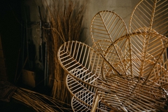 Cadeira Flor em fibra natural - loja online