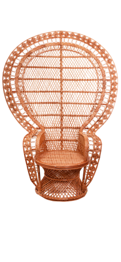 Cadeira Rei em fibra natural