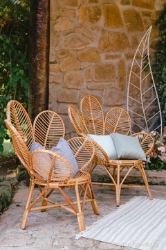 Cadeira Flor em fibra natural