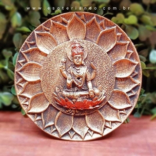 Incensário pratinho Lakshmi - Deusa da Riqueza