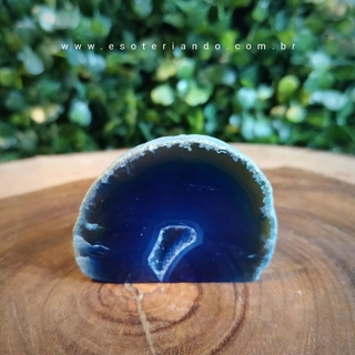 Mini Geodo de Ágata Azul 54g