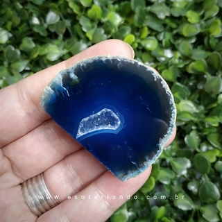 Mini Geodo de Ágata Azul 54g