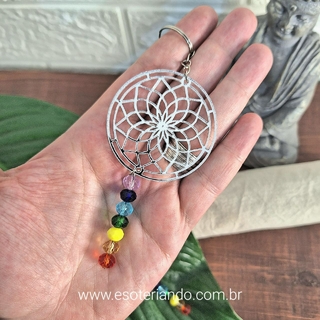 Mini Fio de Luz Mandala Chakras - Decorativo