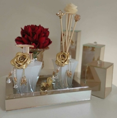 Kit elegance branco e dourado - 8 peças