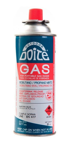 Cartucho Doite Pro Gas para Anafe 227g