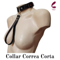 Collar Correa Corta - Sex Shop Buenas Vibras TDF