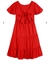 vestido Lilica Ripilica vermelho em viscose - comprar online