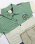 Conjunto Camiseta Polo e Bermuda de Sarja Anjos Baby - Kids Dreams Moda Infantil