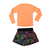 Conjunto poah noah neon laranja - comprar online