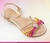 sandália dourado colorido strass Pampili - comprar online