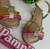 sandália dourado colorido strass Pampili na internet
