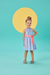 Vestido Infantil Sea Blue sereia Mon Sucré - comprar online