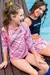 Biquíni Reversível em Malha UV Dry com Proteção UV - Kids Dreams Moda Infantil