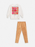 Conjunto blusão sem pelúcia com calça legging em veludo Momi - comprar online
