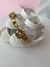 Sandália branquinha com dourado Anjus Kids - comprar online