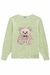 Blusão Bear em Paetê Colorido em Tricot 100% Algodão sem Costura - comprar online