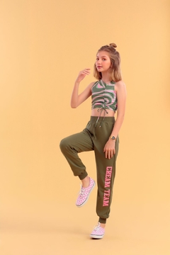Cropped e calça moletom hot sale