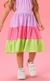 Vestido Infantil multicolorido 3 marias Mon Sucré na internet