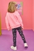 Conjunto de blusa em moletom sem pelúcia e legging em fly tech Kukie - Kids Dreams Moda Infantil