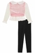 Conjunto trio de blusa em malha e colete em molecotton e legging kukie - Kids Dreams Moda Infantil